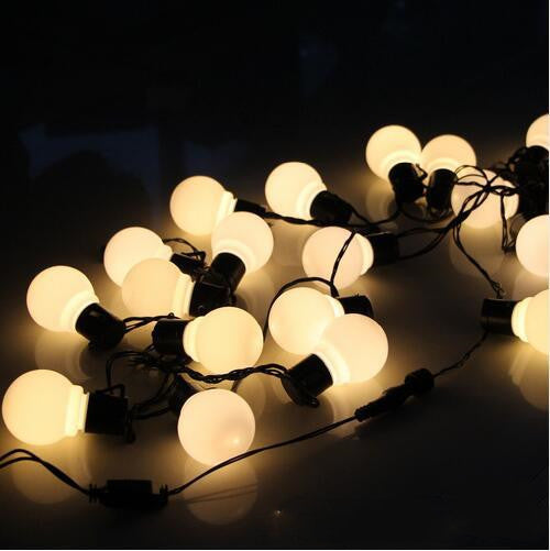 LED Star String Lights - 6m Waterproof Warm White Decor