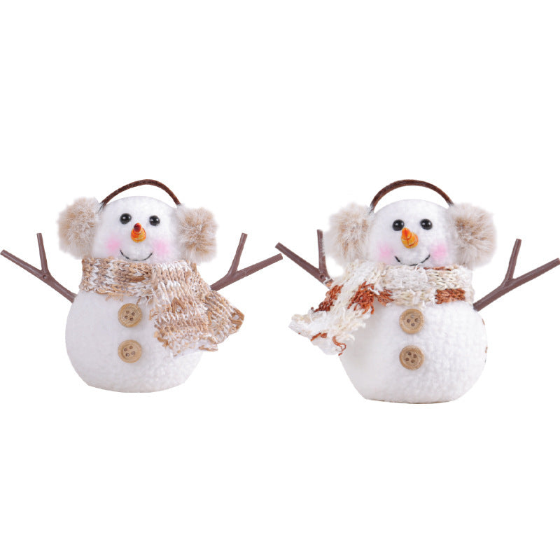 Luminous Christmas Ice Man Ornaments with Scarf Styles