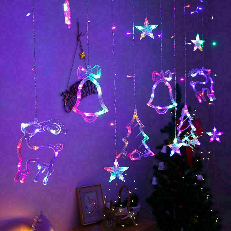 LED Fairy String Curtain Lights for Christmas & Home Decor