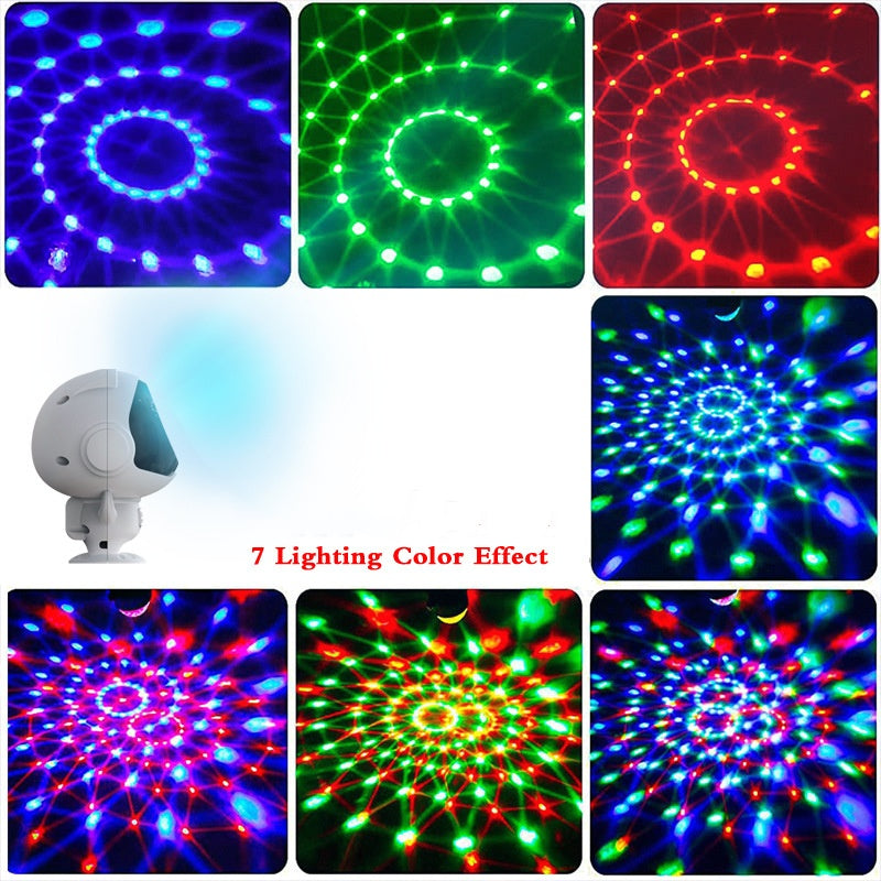 Astronaut Projection Lamp for Holiday and Party Decorations