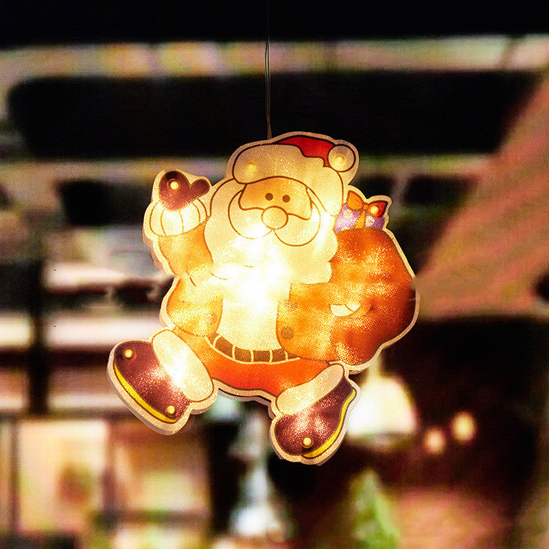 Santa Claus LED Suction Cup Window Lights Christmas Decor