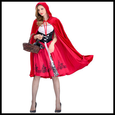 Kids Red Riding Hood Costume with Cape