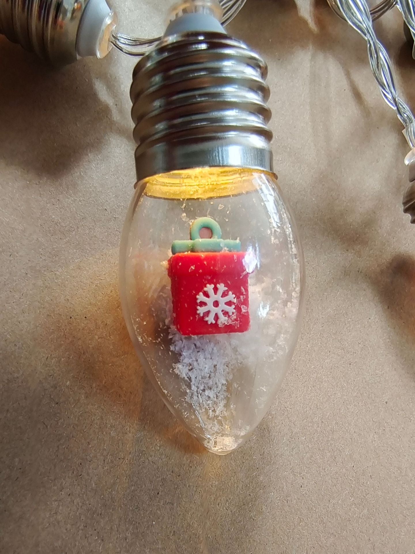 Festive LED String Lights - Snowman, Santa, and More