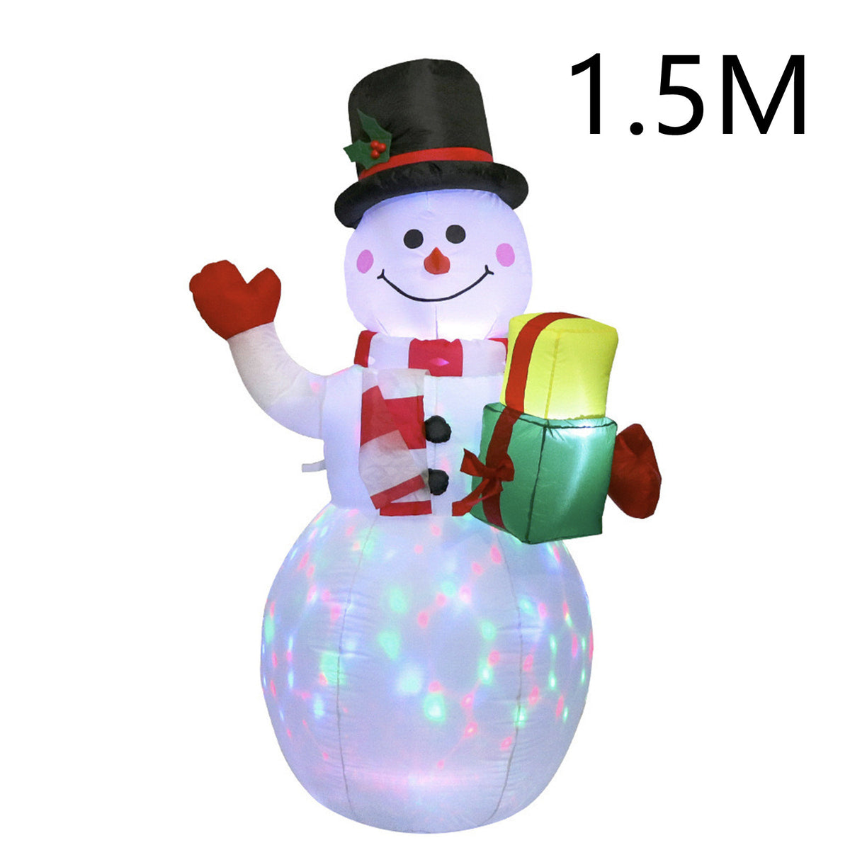 LED Christmas Inflatable Santa Snowman Tree Yard Decor