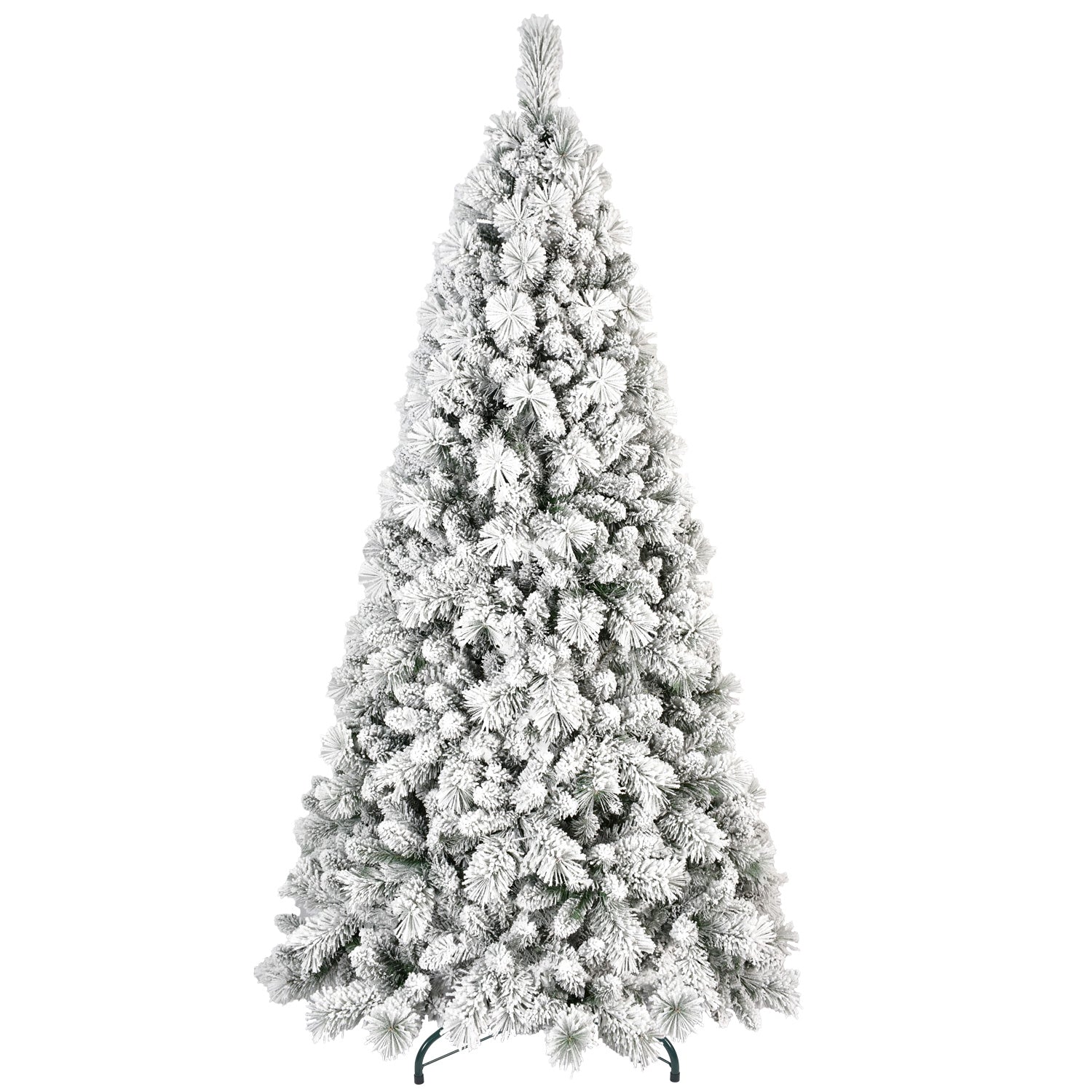 PVC Flocked Christmas Tree: 4ft to 9ft Decoration Options