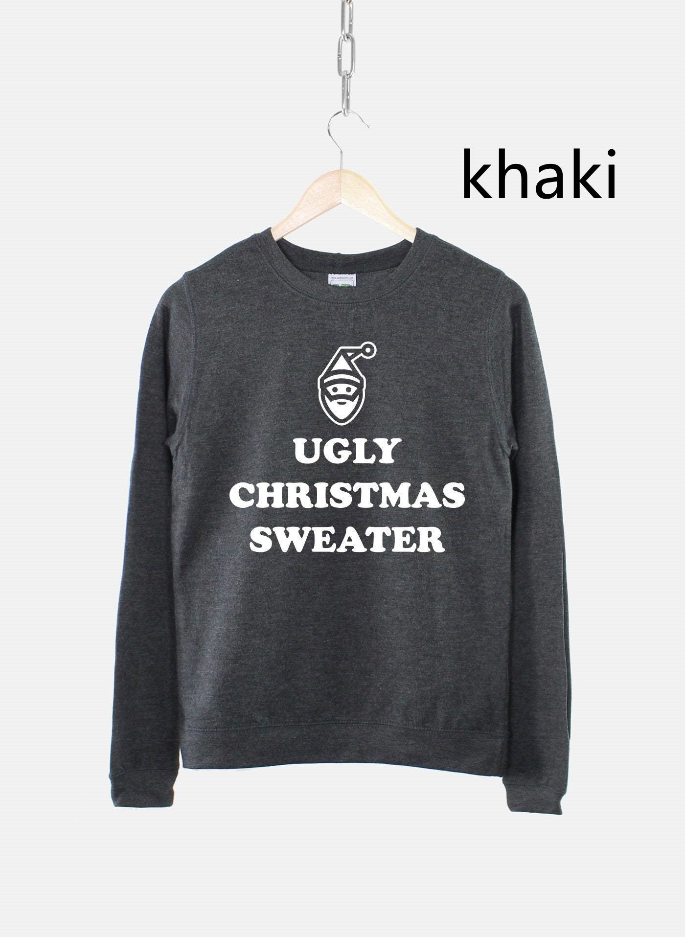 Women's Funny Bah Humbug Holiday Ugly Christmas Sweater
