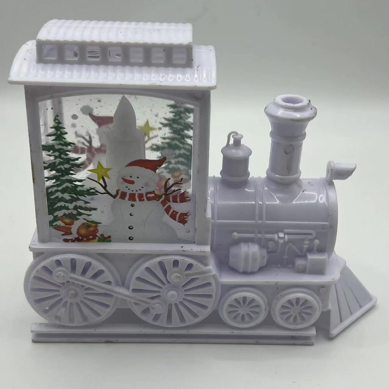 Festive Retro Train LED Night Light Decoration, 8 Colors