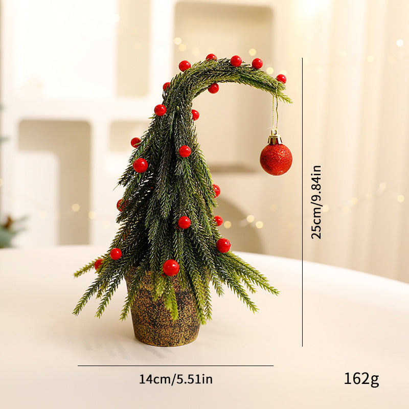 DIY Wry Neck Christmas Tree Ornaments - Red 25cm & 30cm