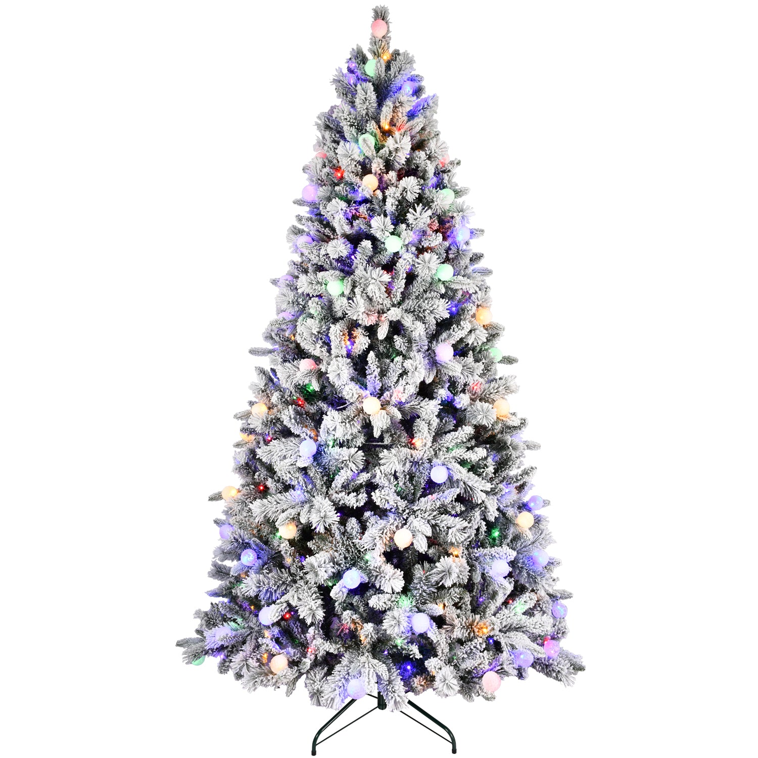 7.5ft & 8ft Mixed PVC/PE Christmas Trees with Memory Wire