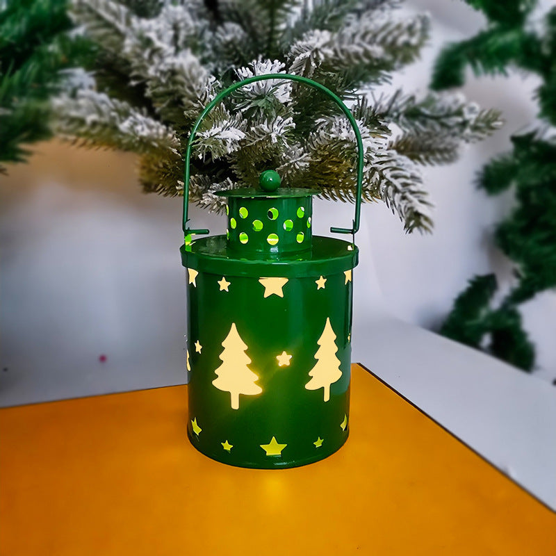 Nordic Style LED Christmas Candle Lanterns - Festive Decor
