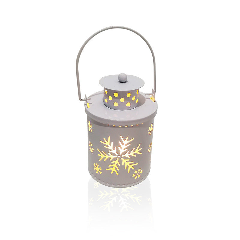 Nordic Style LED Christmas Candle Lanterns - Festive Decor