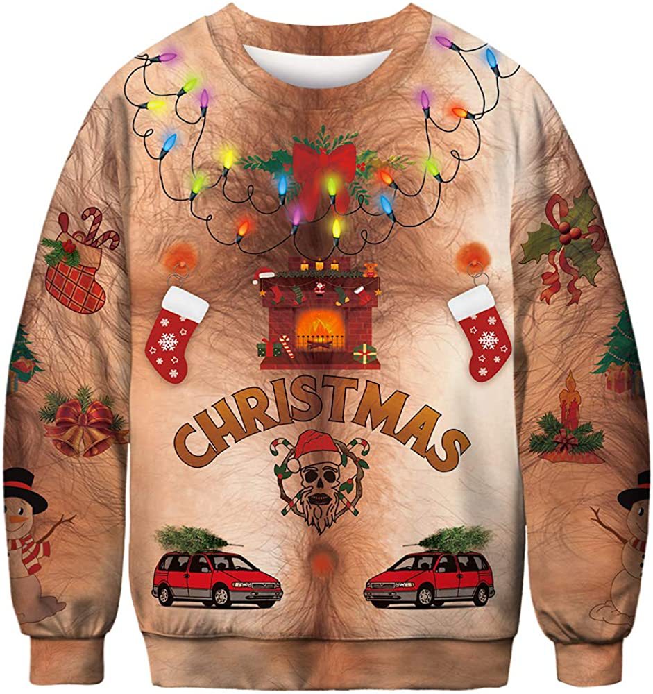 3D Printed Christmas Sweater - Cozy Winter Pullover