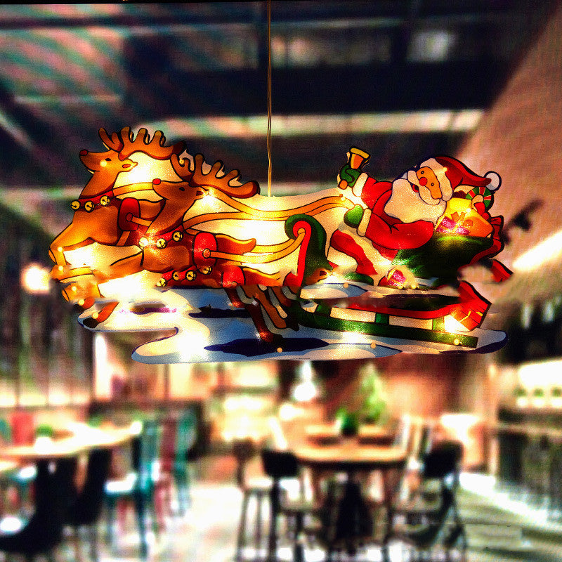 Santa Claus LED Suction Cup Window Lights Christmas Decor