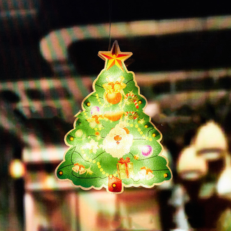 Santa Claus LED Suction Cup Window Lights Christmas Decor