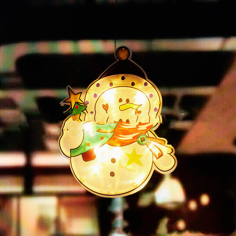 Santa Claus LED Suction Cup Window Lights Christmas Decor