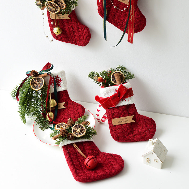 Festive Christmas Stockings Set: Snowman, Bells & More