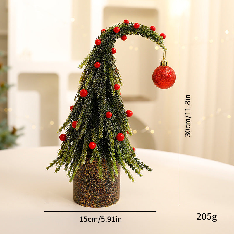 DIY Wry Neck Christmas Tree Ornaments - Red 25cm & 30cm