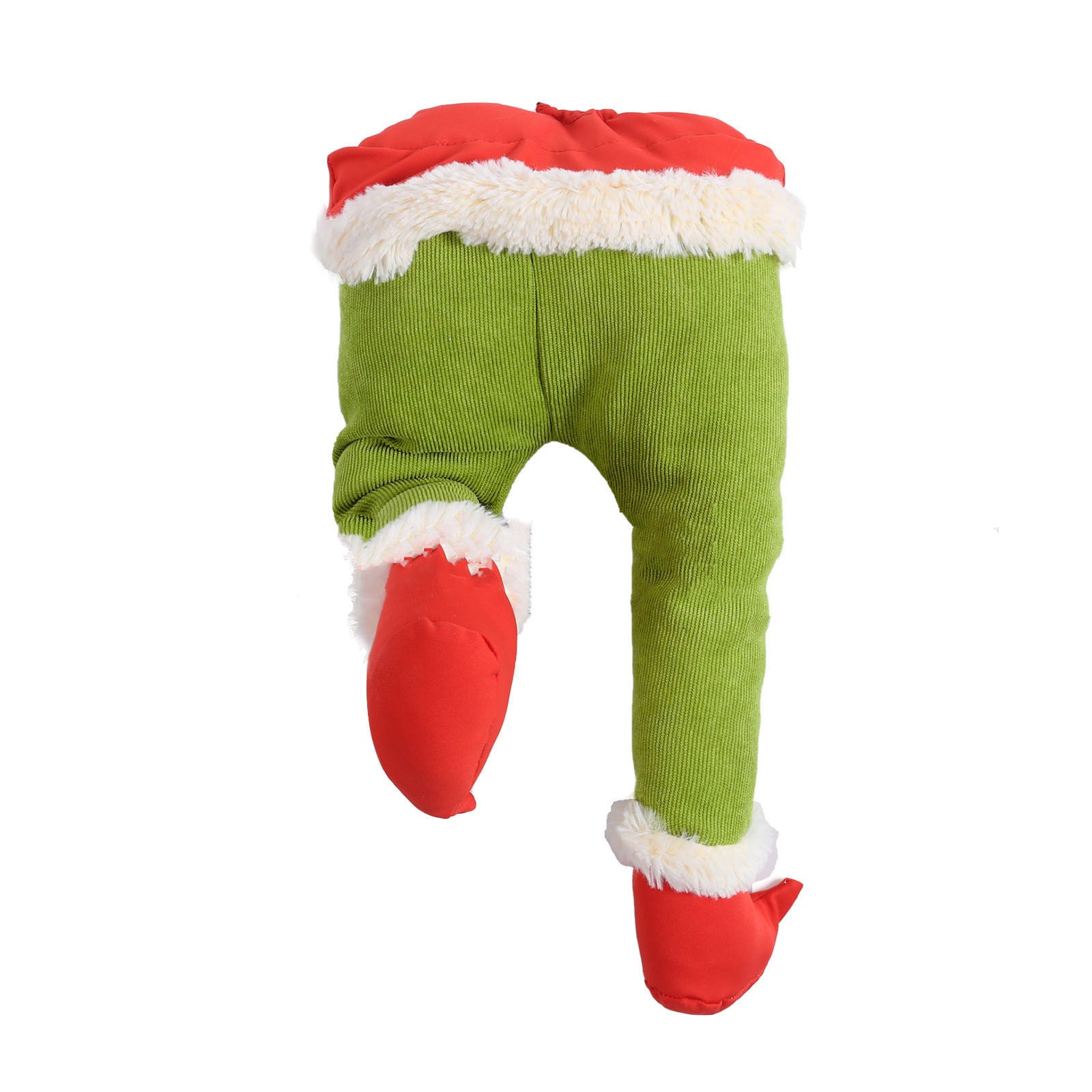 Festive Green Grinch Leg Ornament for Christmas Trees