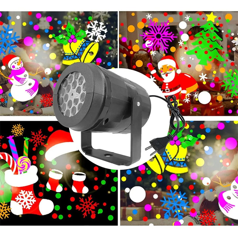 Christmas LED Snowflake Projector Light Outdoor Decor 2023