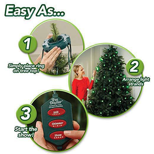 LED Christmas String Lights - 64 Bulbs for Holiday Decor