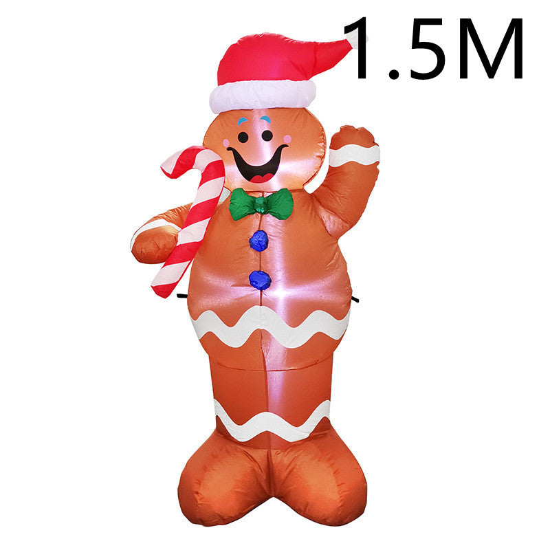 LED Christmas Inflatable Santa Snowman Tree Yard Decor