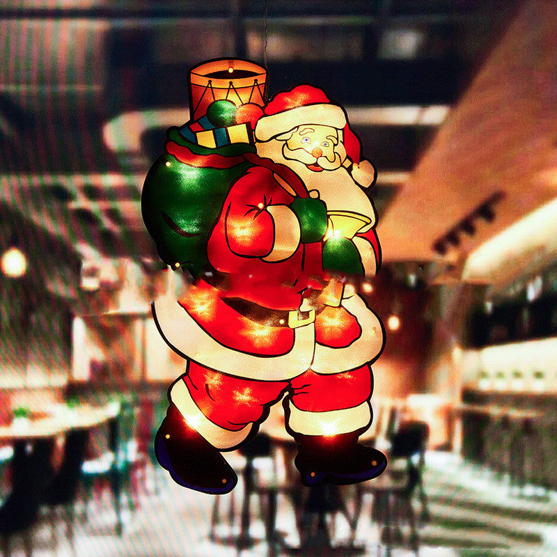 Santa Claus LED Suction Cup Window Lights Christmas Decor