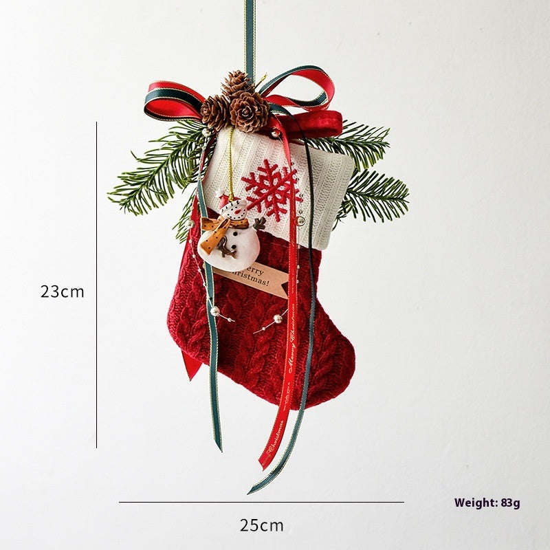 Festive Christmas Stockings Set: Snowman, Bells & More