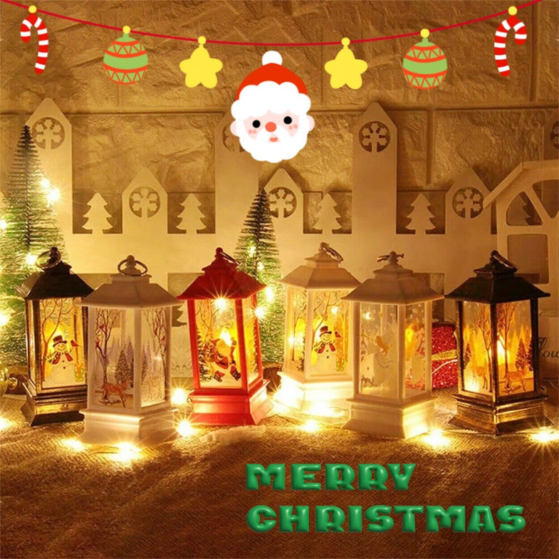 Merry Christmas」ライト付き❣️アニー❣️２つセット Amazon.com: EverBrite Christmas Lantern Set, Holiday Decorations