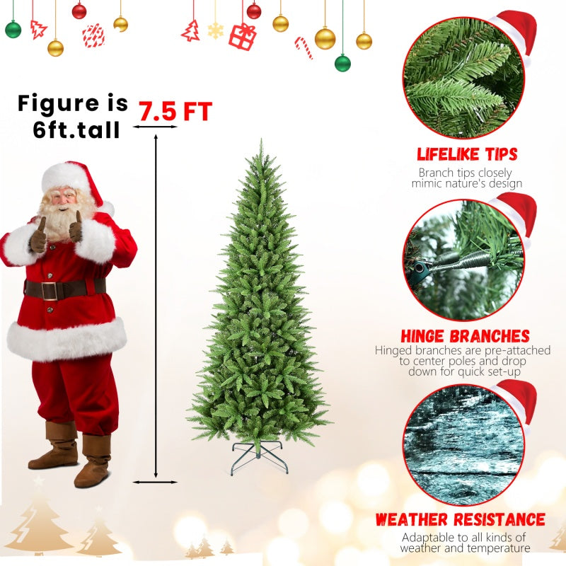 Premium PE/PVC Christmas Trees - Various Heights Available
