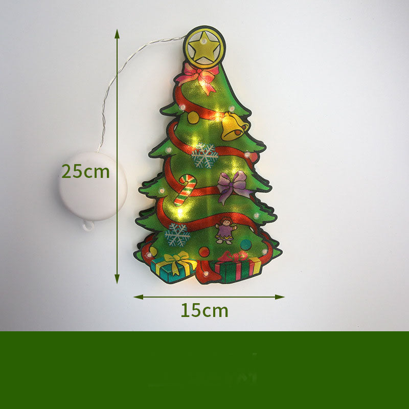 LED Suction Cup Christmas Window Lights - Festive Decor