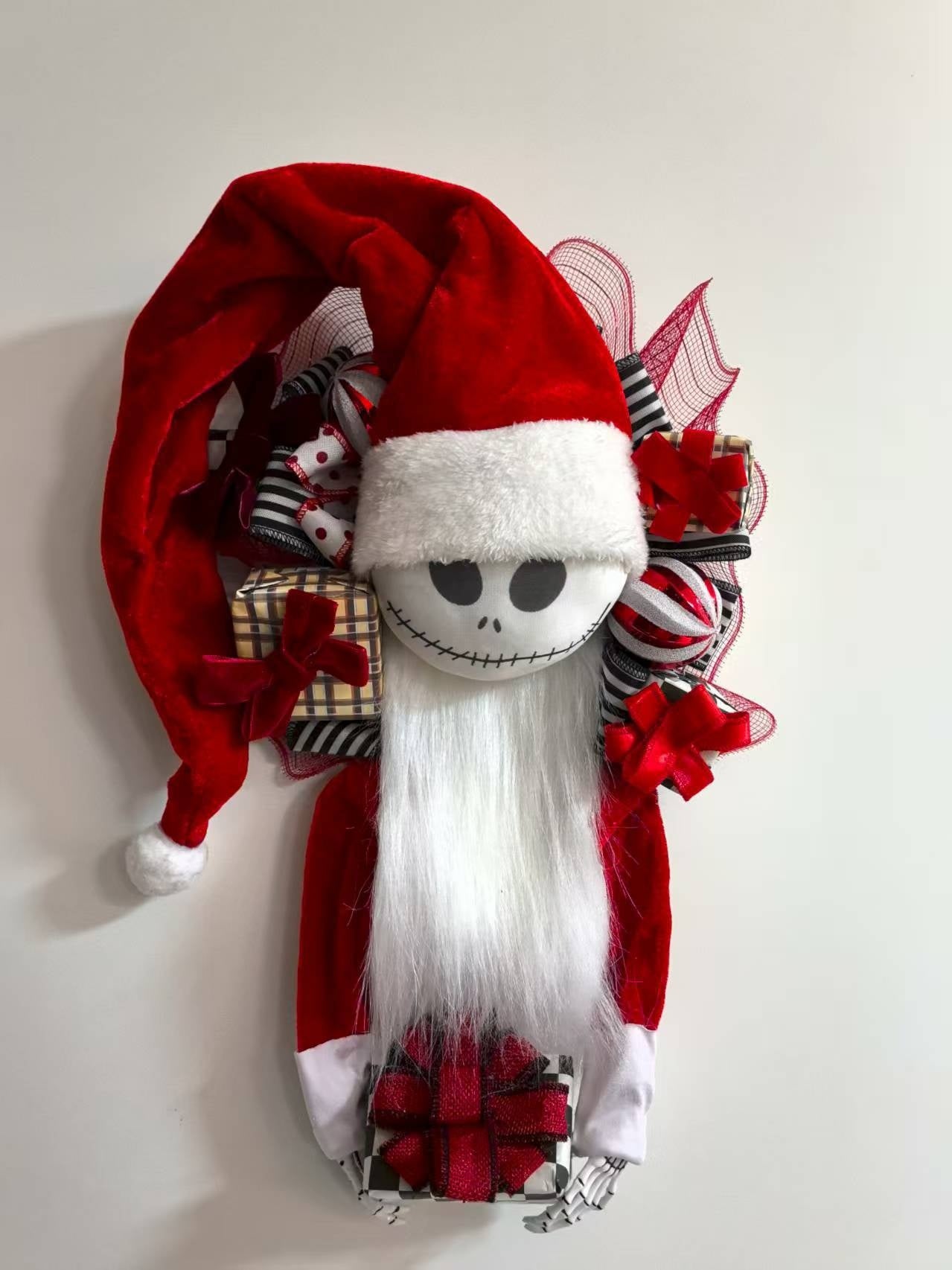 3D Christmas Garland - Jack Doll Holiday Window Decoration