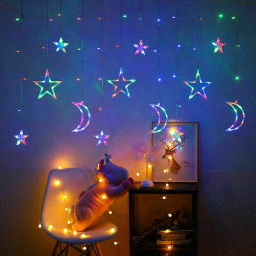 LED Fairy String Curtain Lights for Christmas & Home Decor