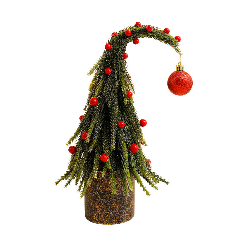 DIY Wry Neck Christmas Tree Ornaments - Red 25cm & 30cm
