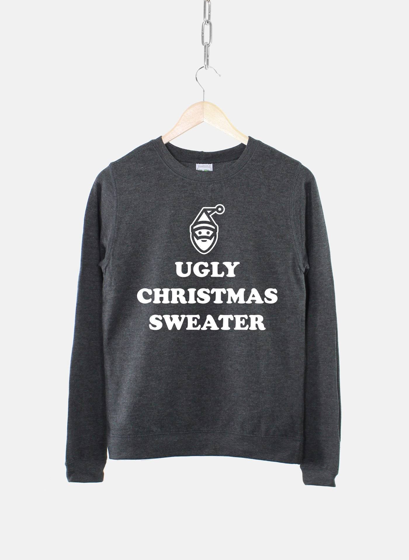 Women's Funny Bah Humbug Holiday Ugly Christmas Sweater