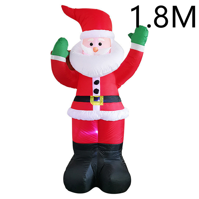 LED Christmas Inflatable Santa Snowman Tree Yard Decor