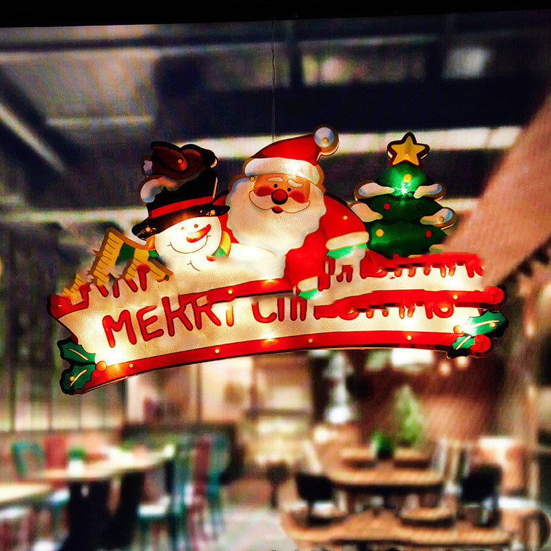 Santa Claus LED Suction Cup Window Lights Christmas Decor