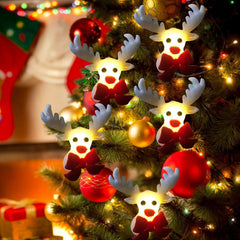 Festive Christmas Snowman String Lights for Indoor & Outdoor