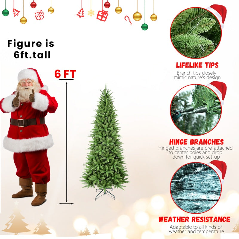 Premium PE/PVC Christmas Trees - Various Heights Available