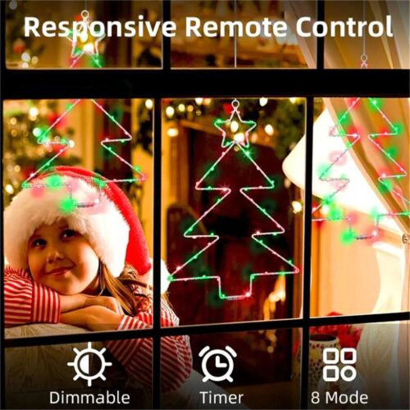 Christmas Tree Lantern Lights: Battery, Waterproof, 8 Modes