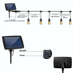Solar LED Christmas Lights for Outdoor Garden Decor