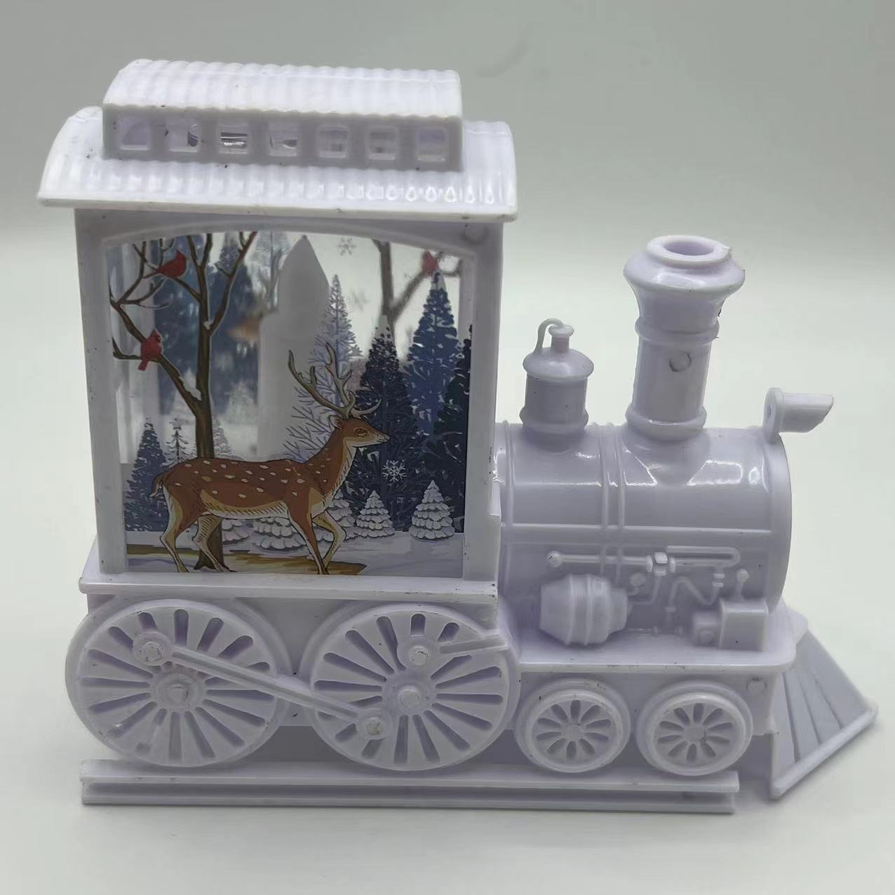 Festive Retro Train LED Night Light Decoration, 8 Colors