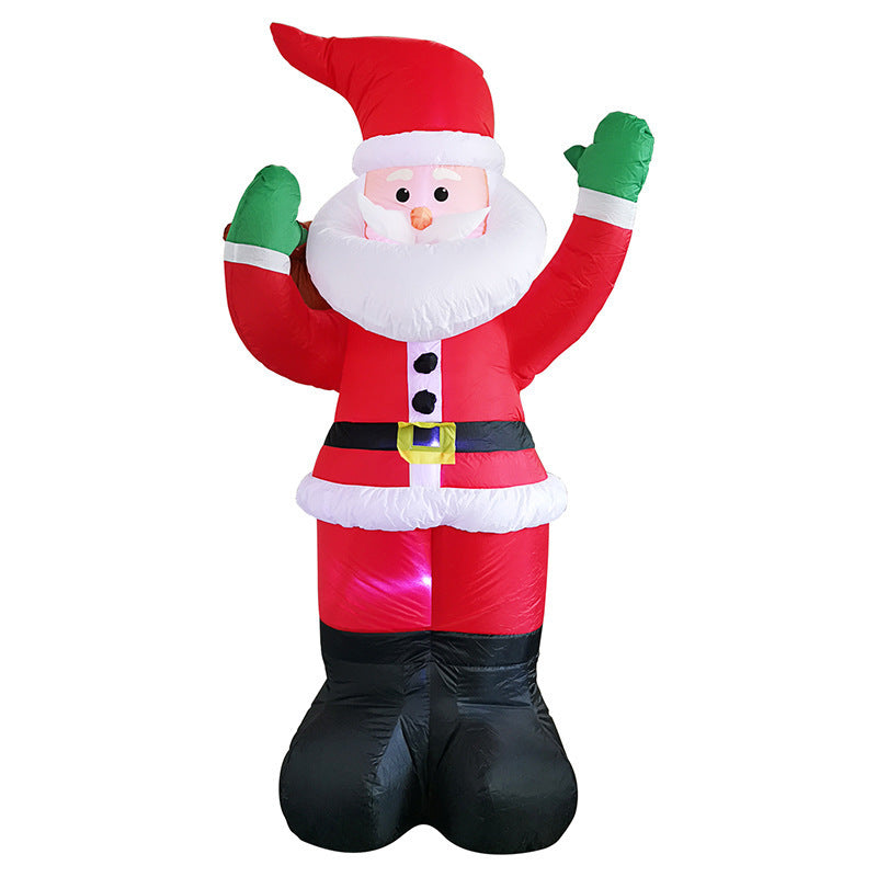 LED Christmas Inflatable Santa Snowman Tree Yard Decor