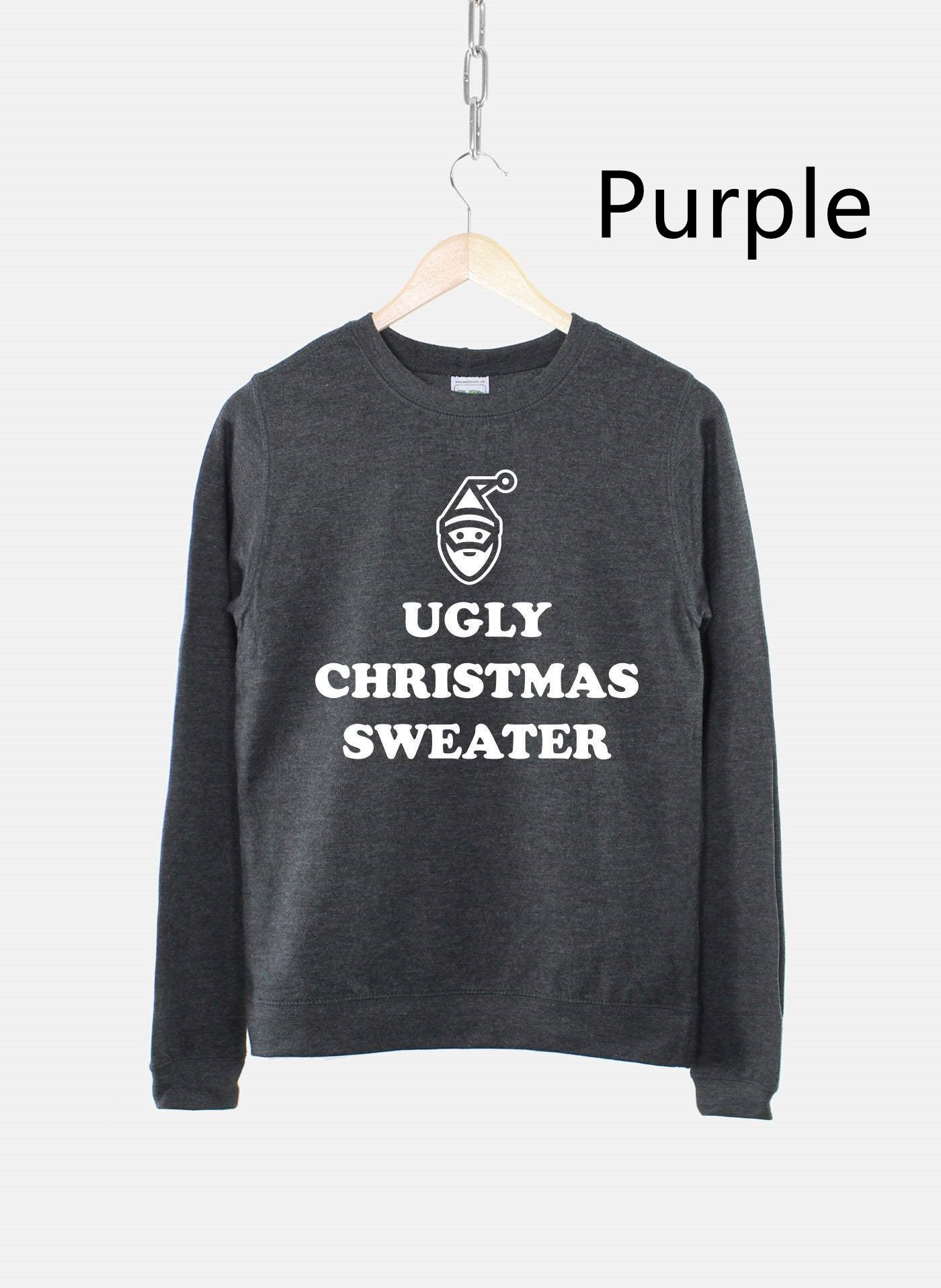 Women's Funny Bah Humbug Holiday Ugly Christmas Sweater