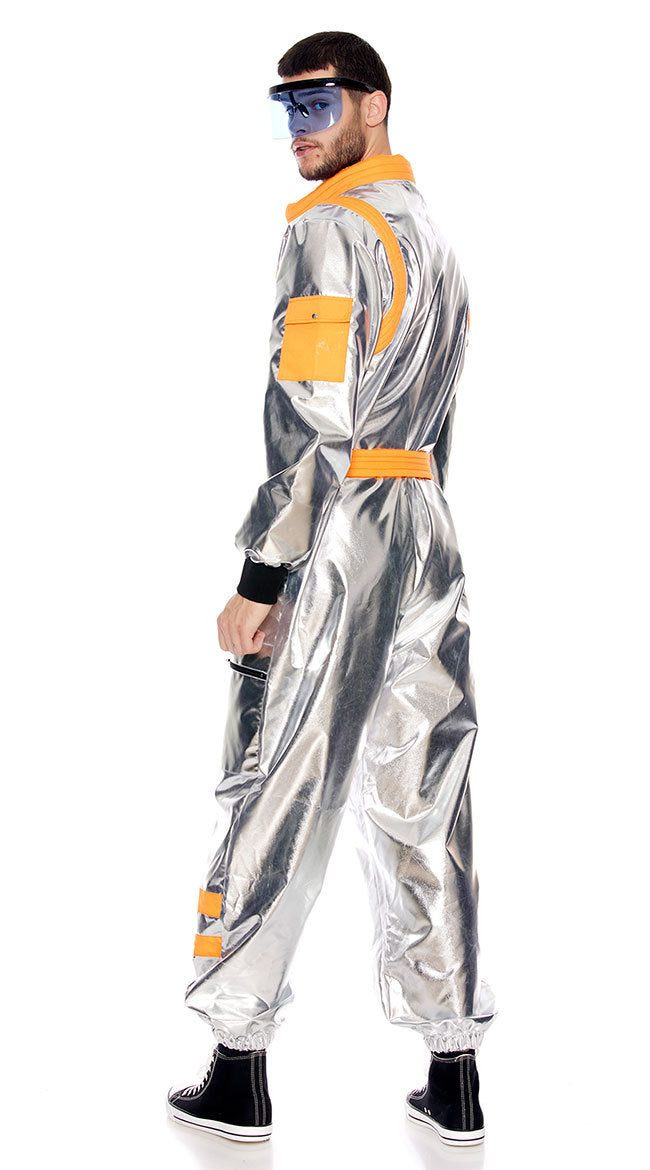 Adult Metallic Astronaut Space Costume
