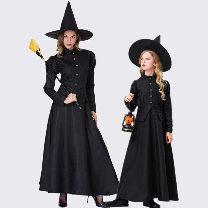 Family Witch Costume with Hat