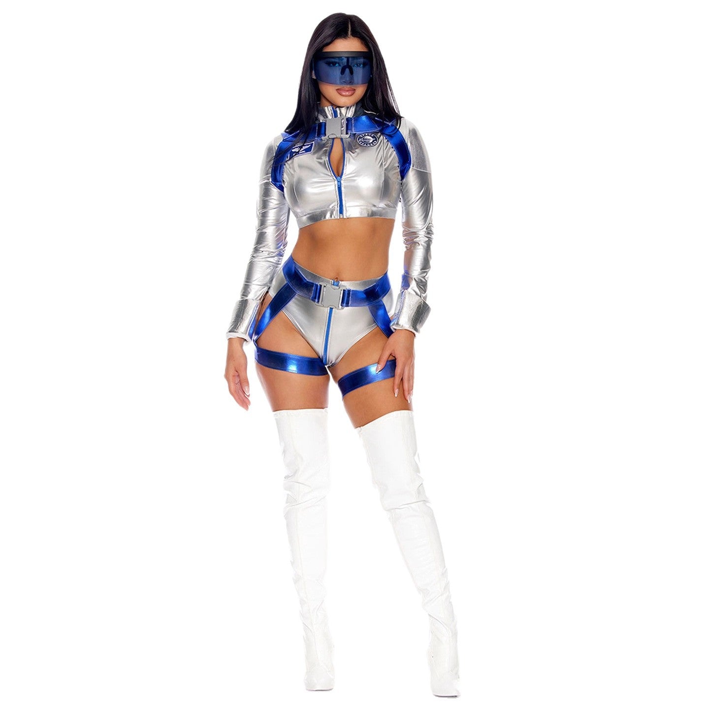 Adult Metallic Astronaut Space Costume