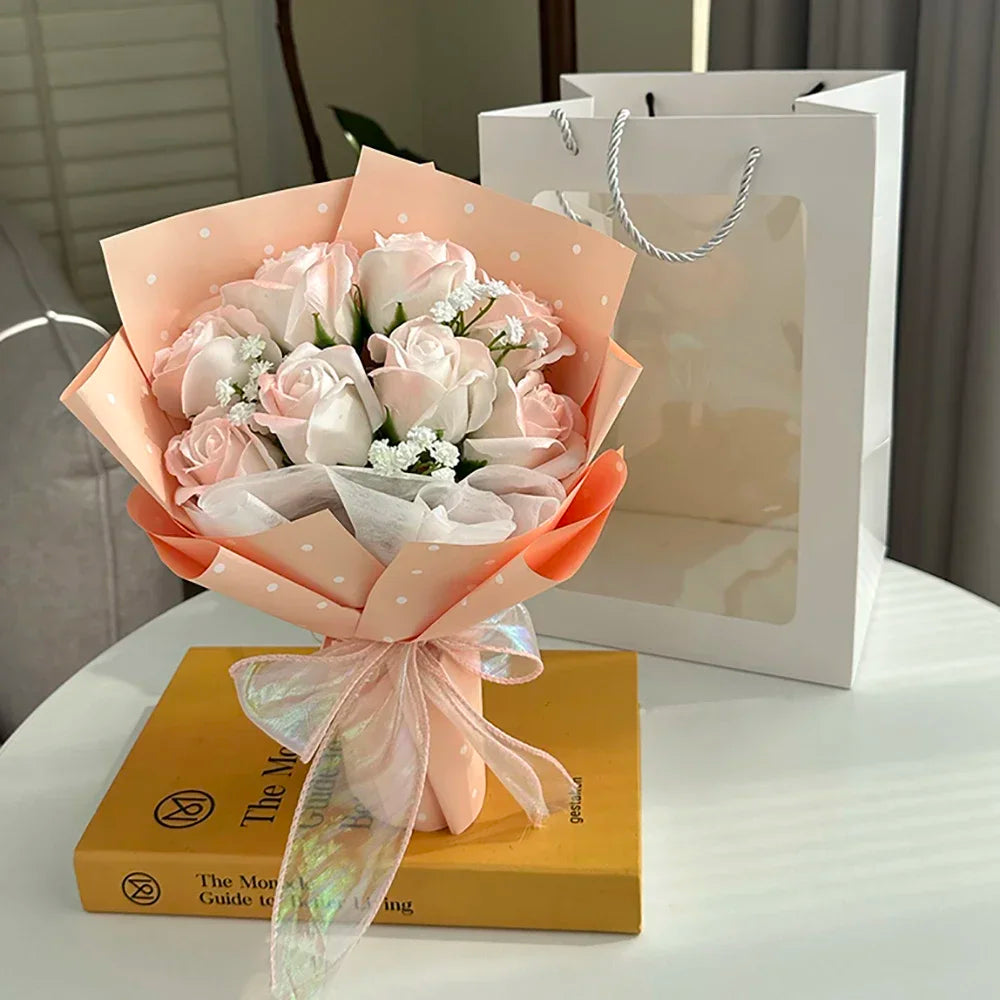 Artificial Rose Soap Bouquets for Weddings and Holidays