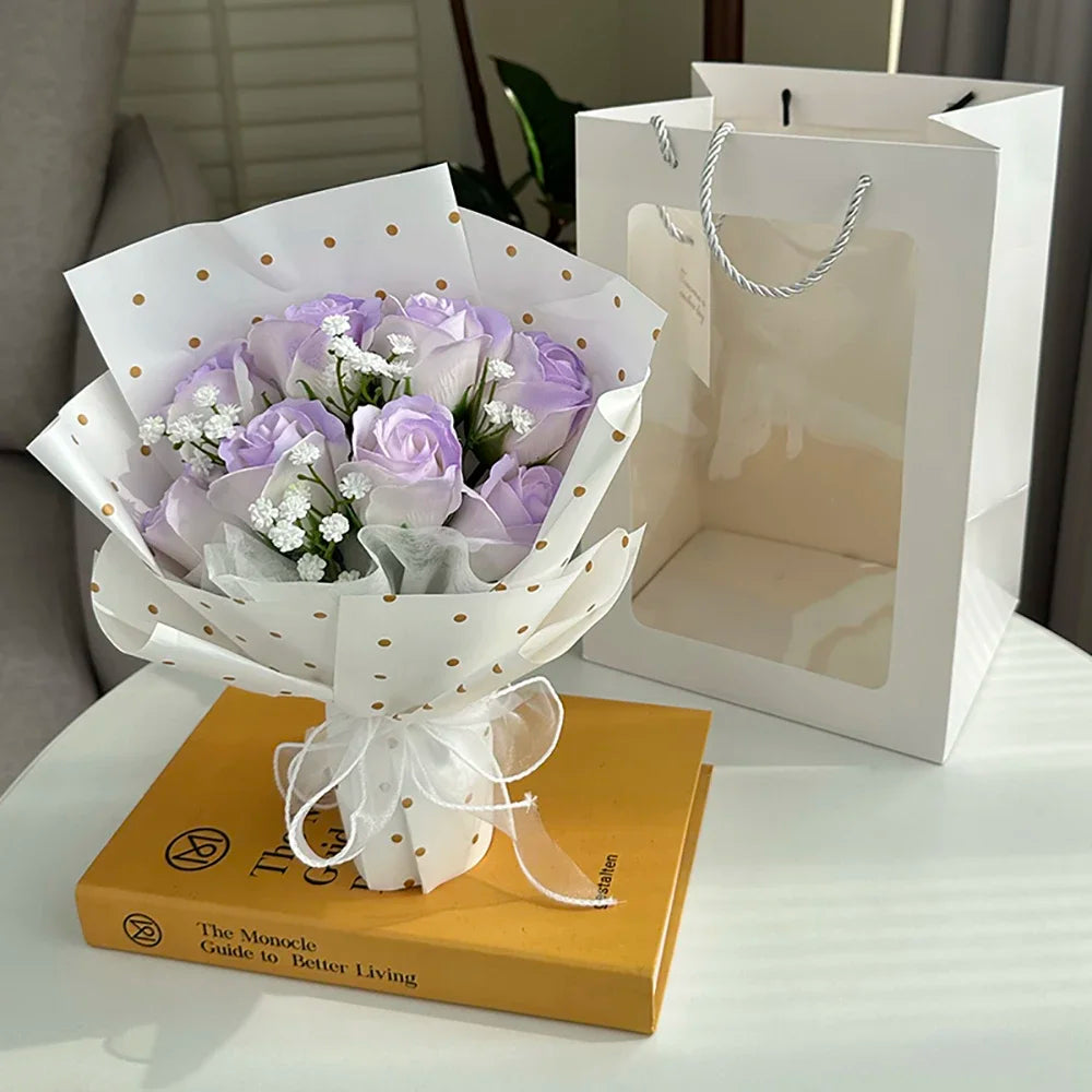 Artificial Rose Soap Bouquets for Weddings and Holidays