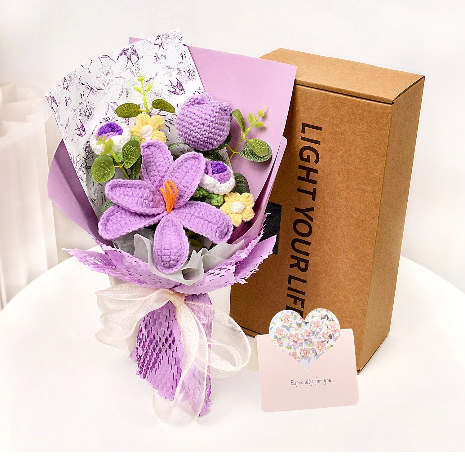Handmade Crochet Tulip Bouquet: Ideal Gift & Home Decor