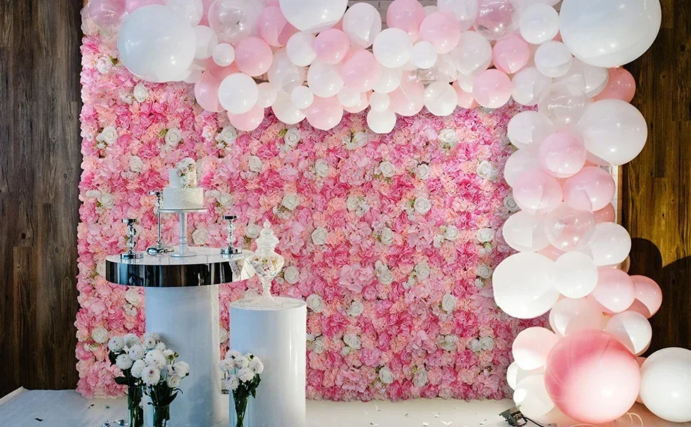 Artificial Rose Wall Panels for Wedding & Event Decor